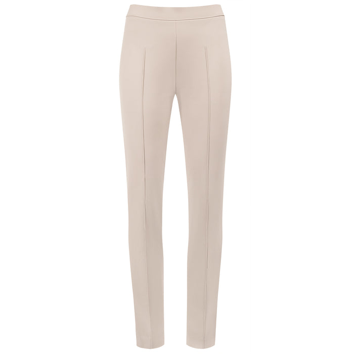 Slim Fit Pintuck Pant in Latte
