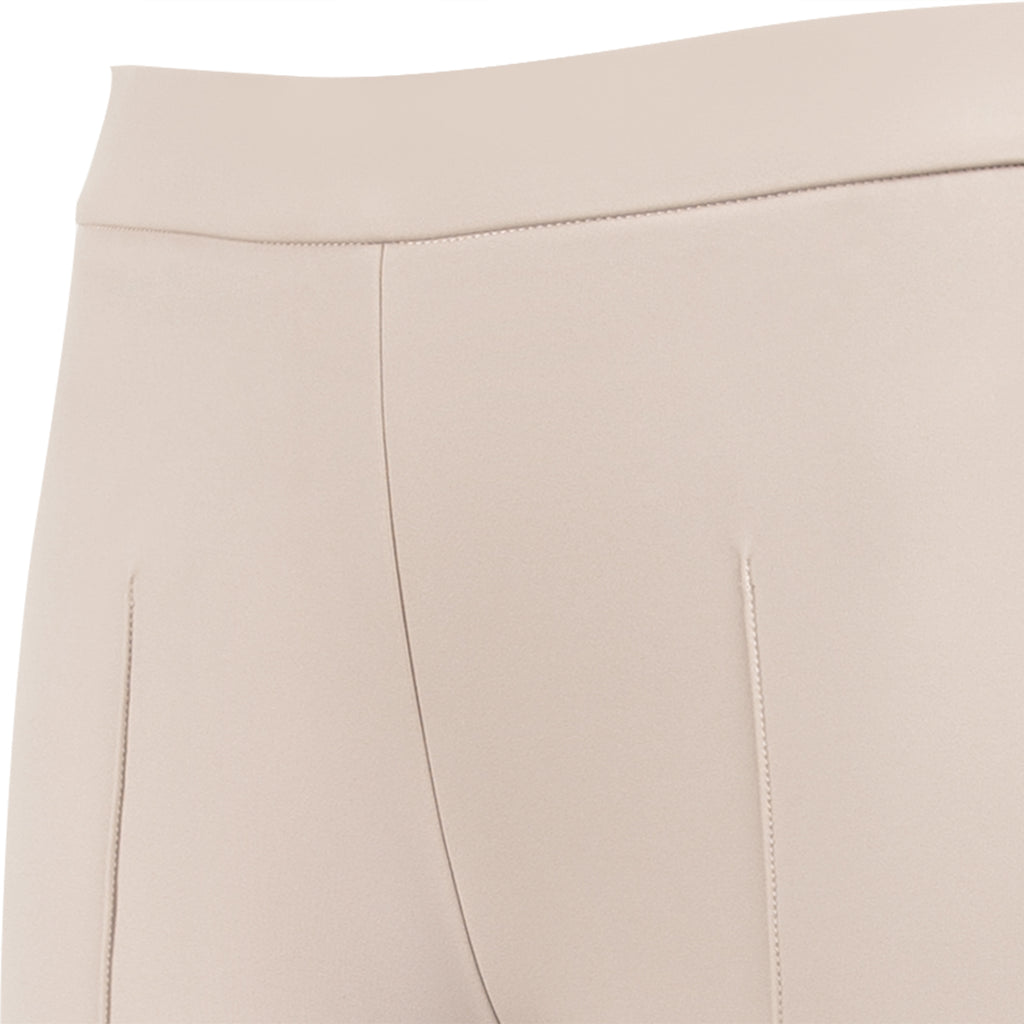Slim Fit Pintuck Pant in Latte
