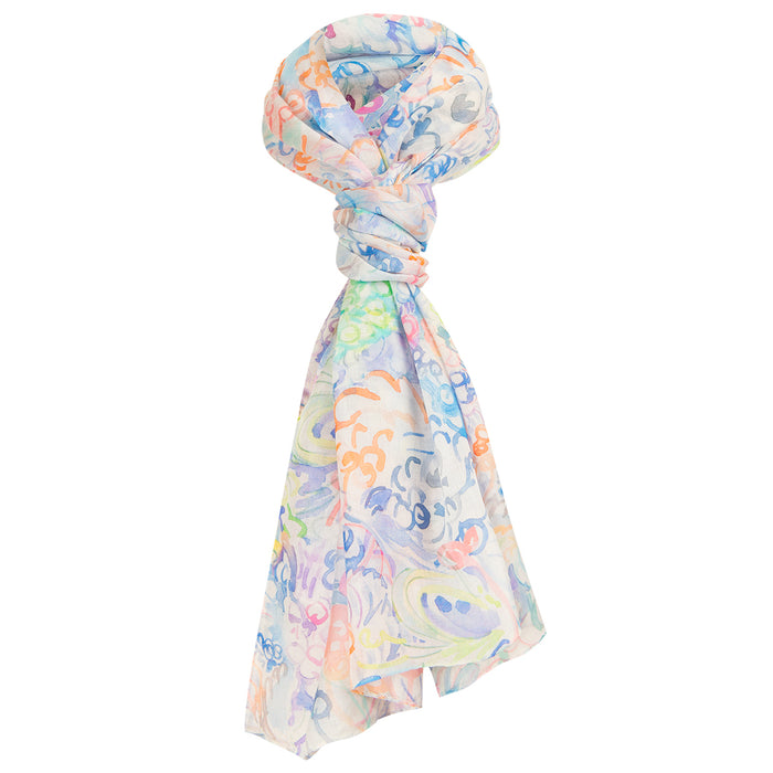 Silk & Modal Scarf in Bella Lucca