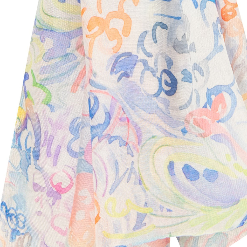 Silk & Modal Scarf in Bella Lucca