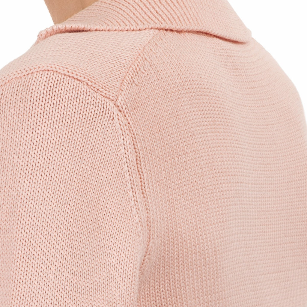 V Collar Cardigan in Angel Wing