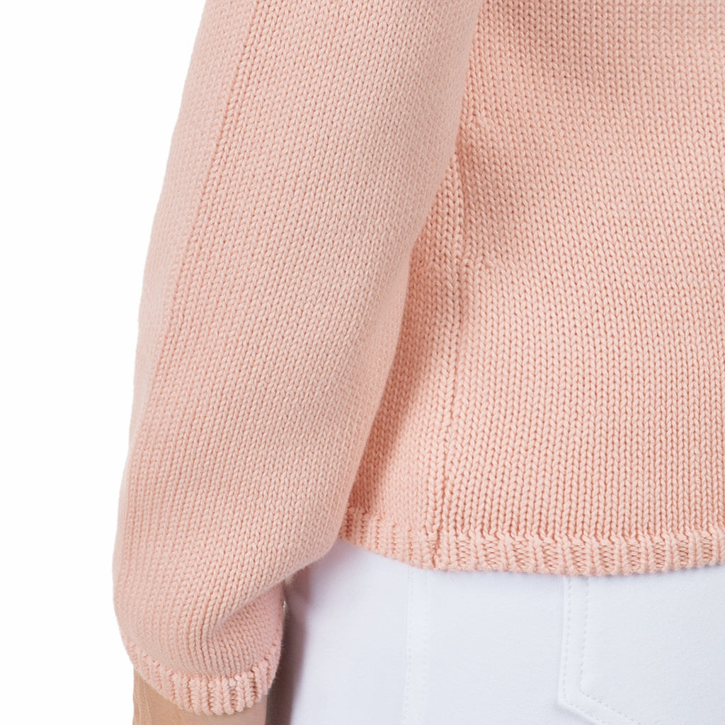 V Collar Cardigan in Angel Wing