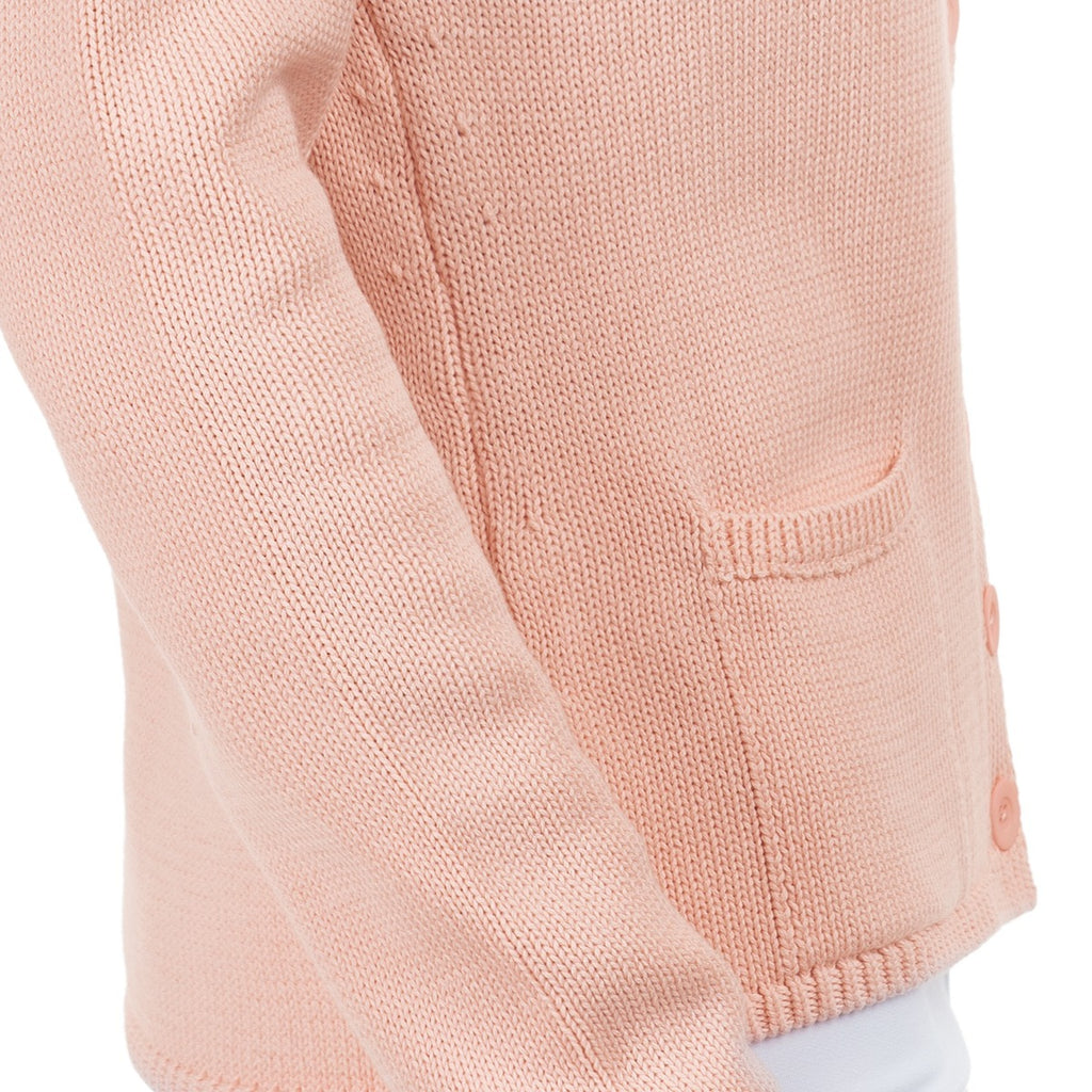 V Collar Cardigan in Angel Wing