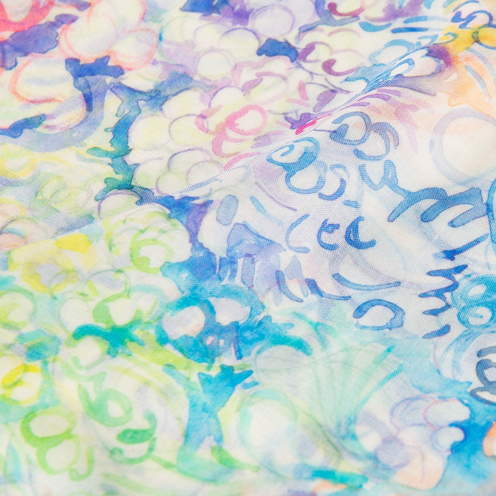 Silk & Modal Scarf in Bella Lucca