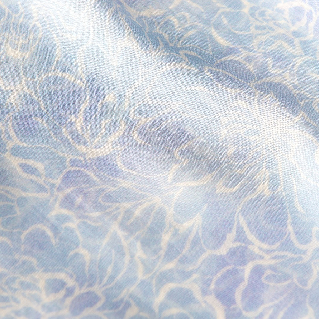 Silk & Modal Scarf in Blue Blossom