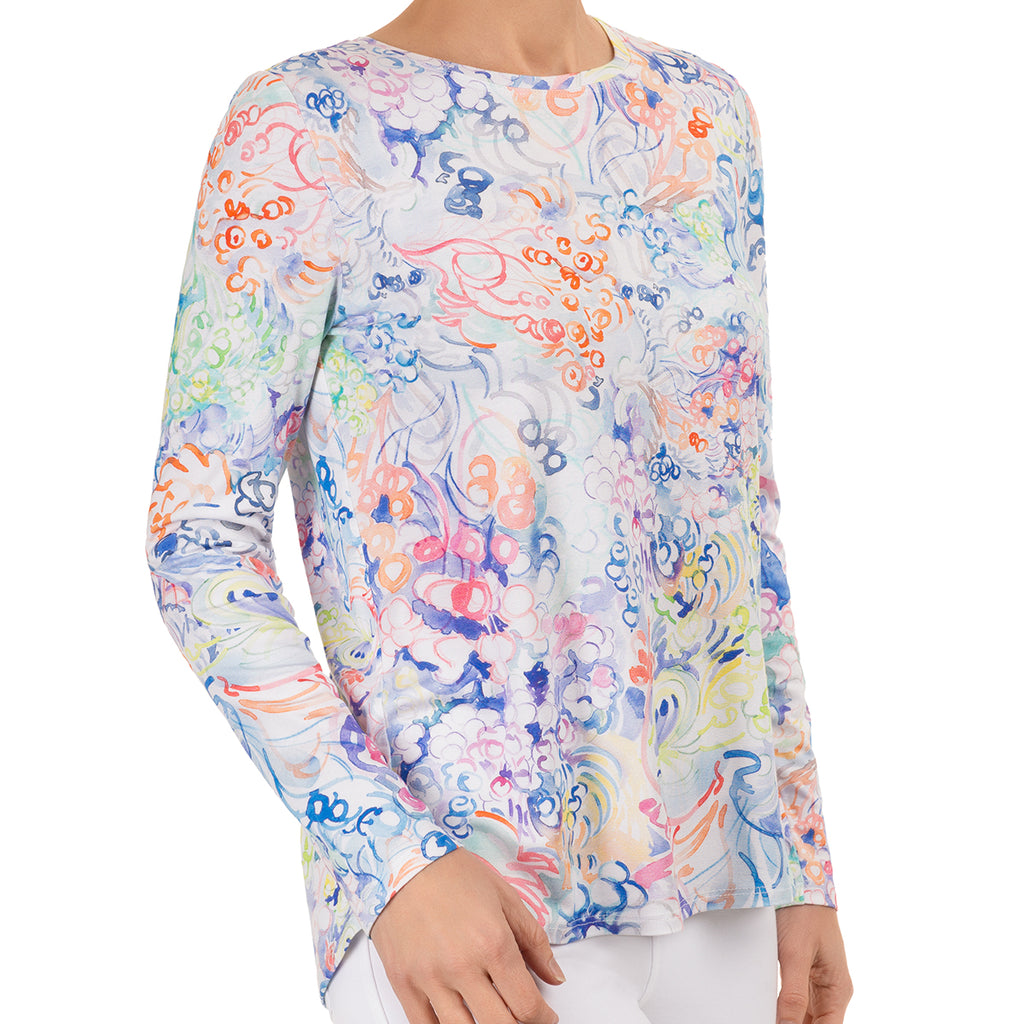 Yoke Relaxed Tee in Bella Lucca