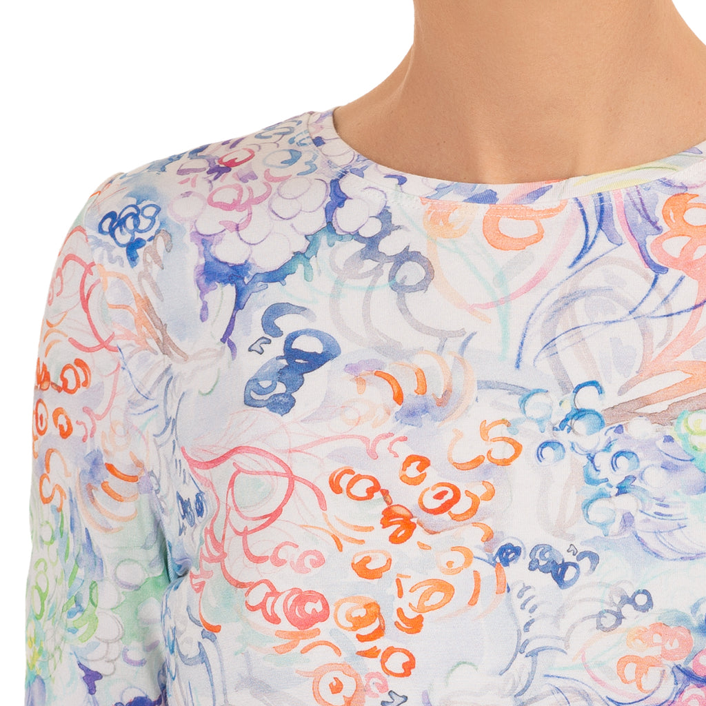 Yoke Relaxed Tee in Bella Lucca