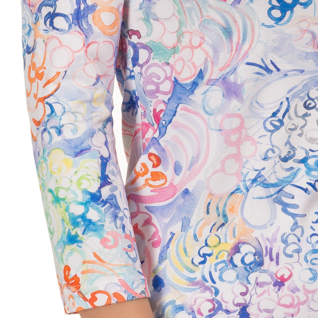 Shaped Knit Tee in Bella Lucca