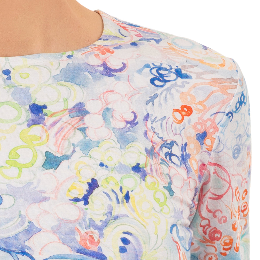 Shaped Knit Tee in Bella Lucca