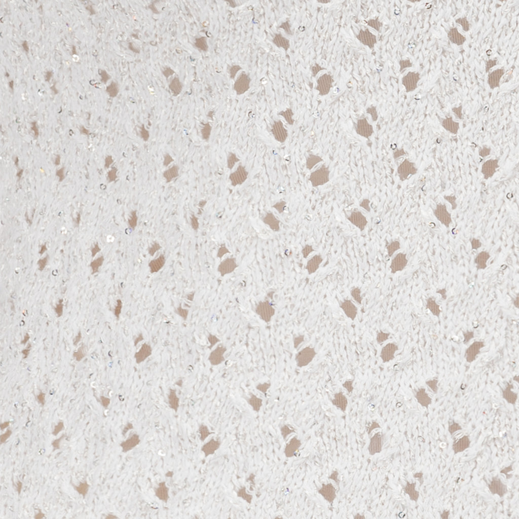 Ajour Pullover in White