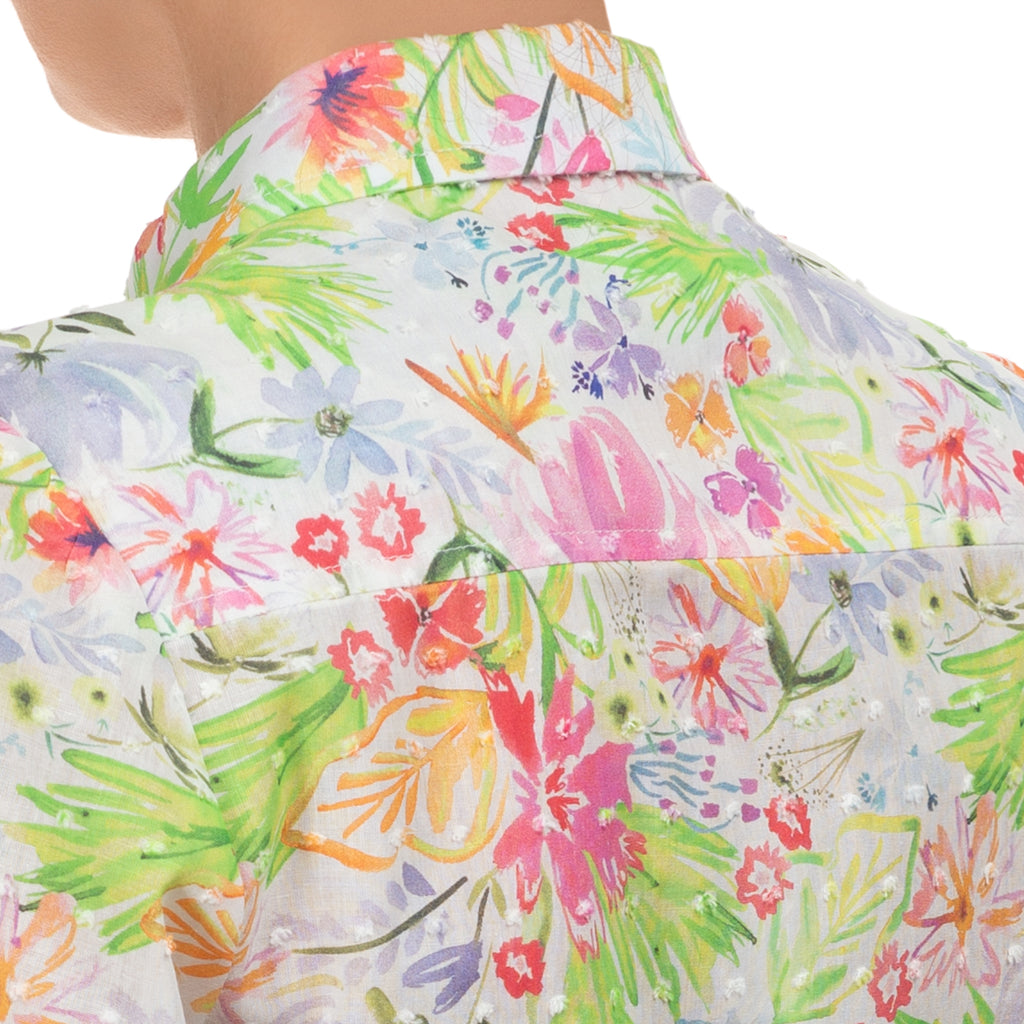 Plumes Shirt in Fleurs de Grasse