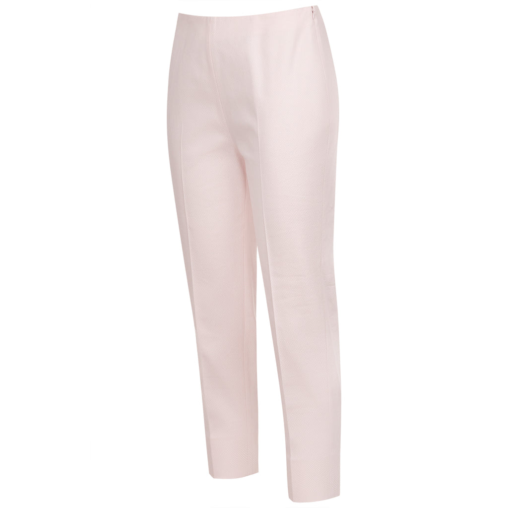 Slim Fit Pique Capri in Angel Wing