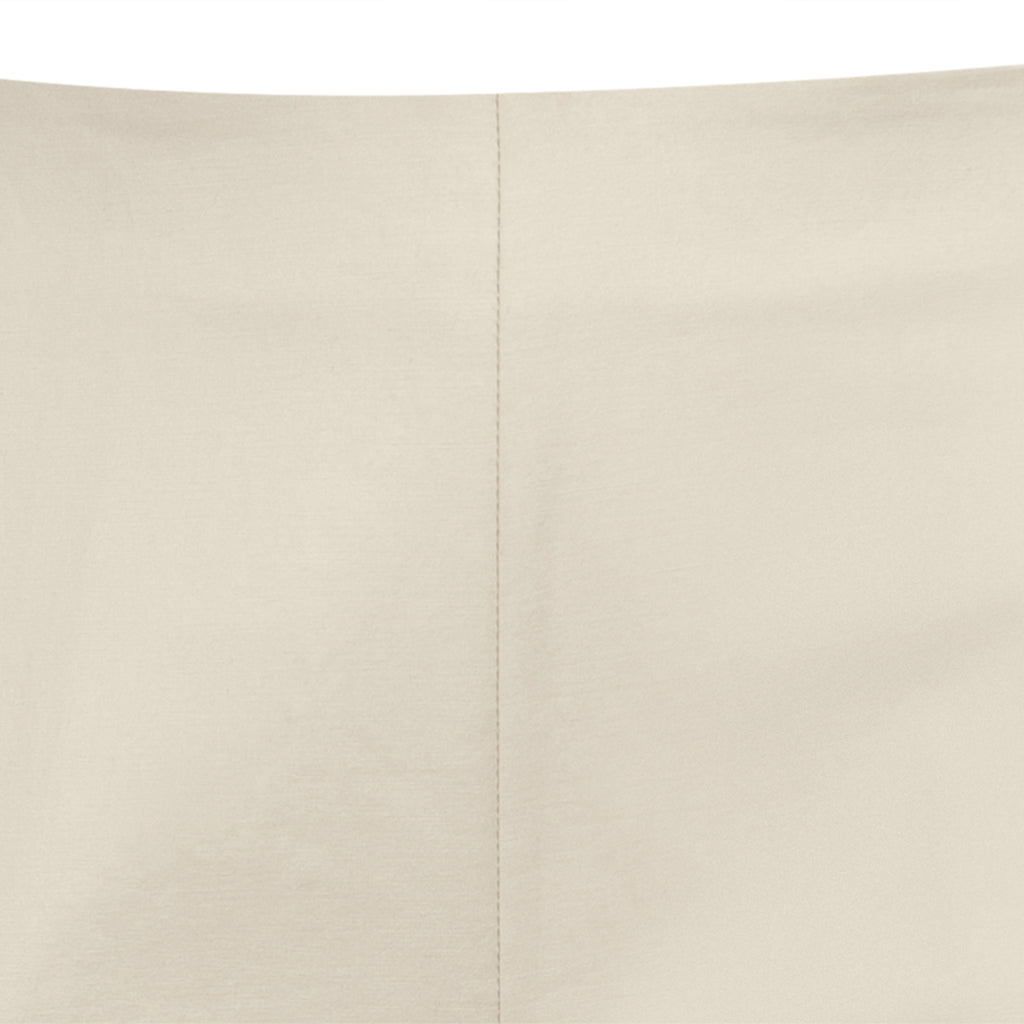 Cotton Stretch Slim Fit Capri in Taupe