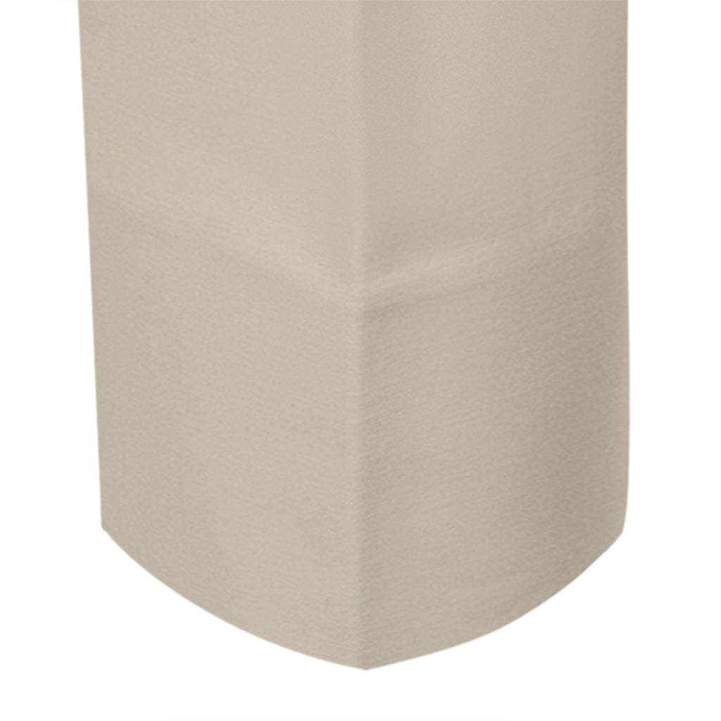 Cotton Stretch Slim Fit Capri in Taupe