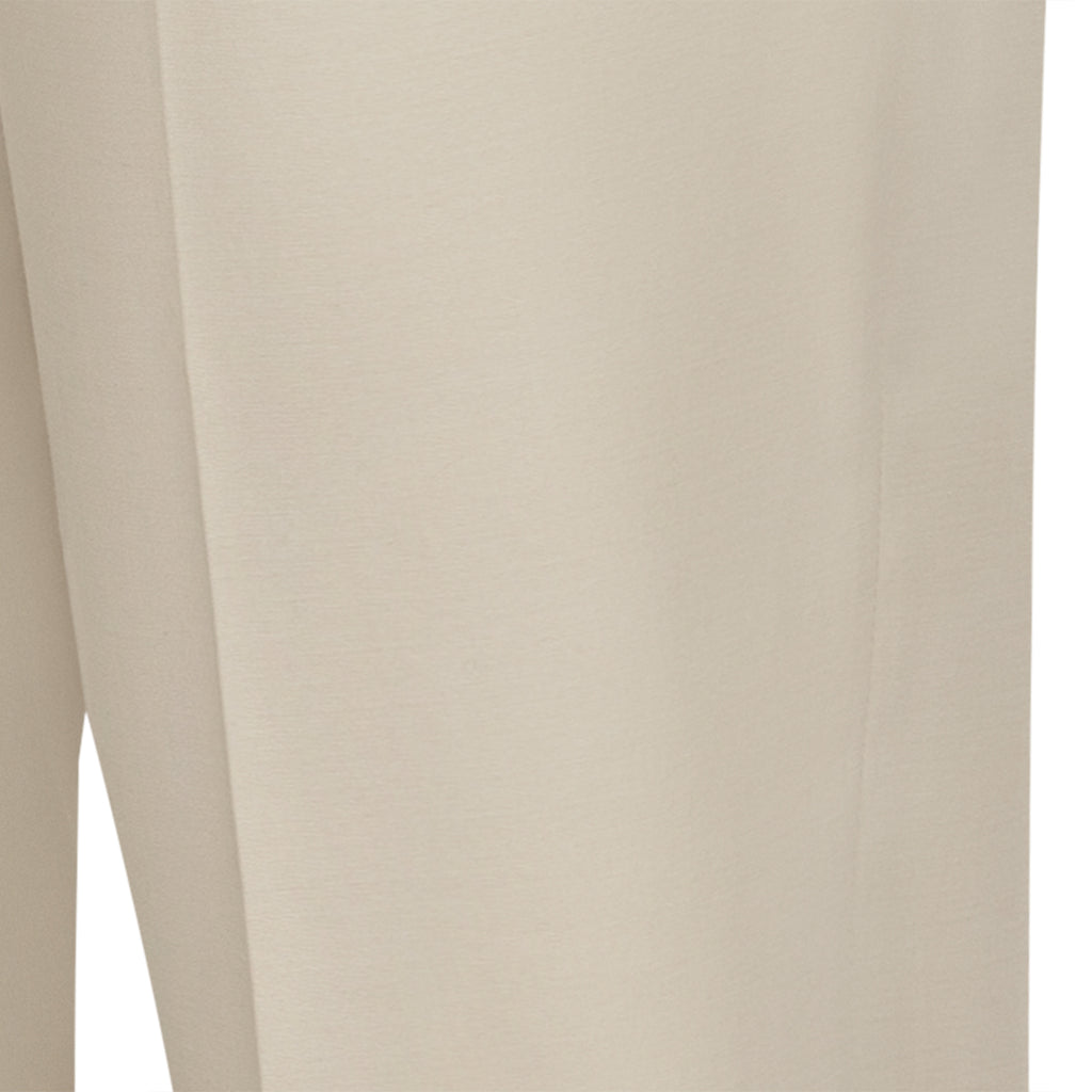 Cotton Stretch Slim Fit Capri in Taupe