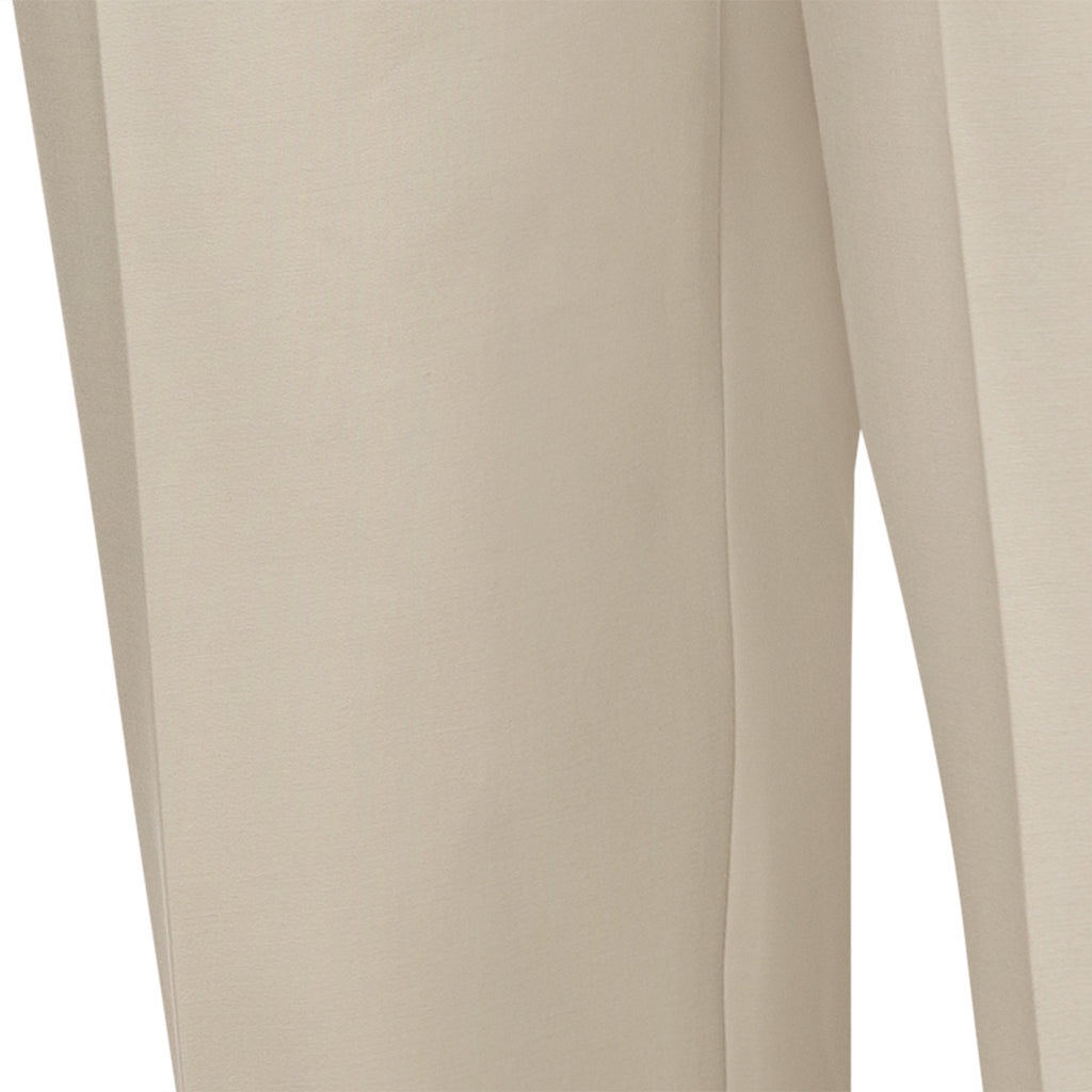 Cotton Stretch Slim Fit Capri in Taupe