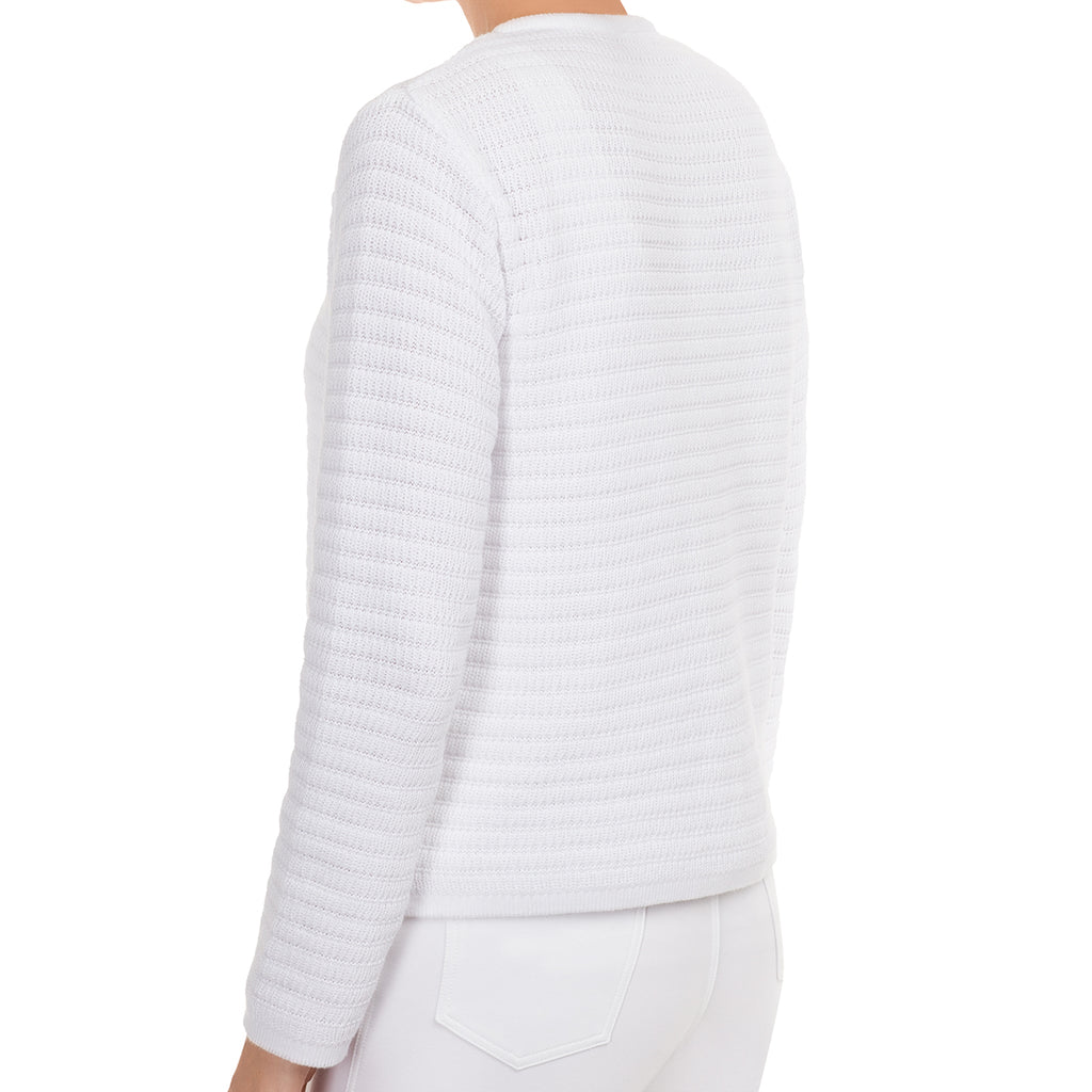 Crochet Cardigan in White