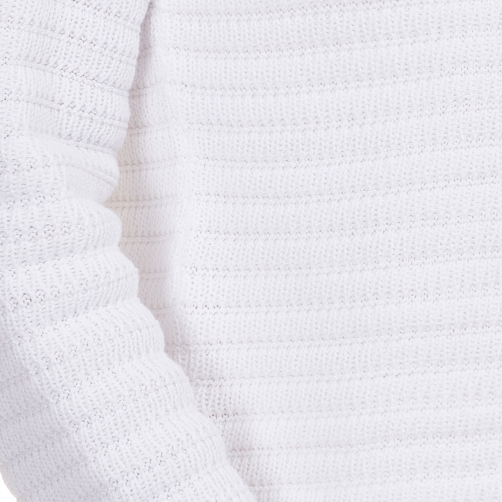 Crochet Cardigan in White