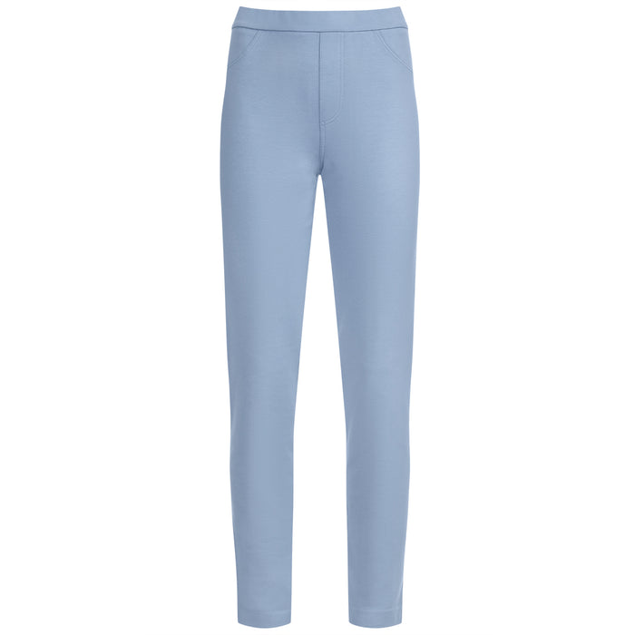 Cotton Knit Jean in Ocean Blue