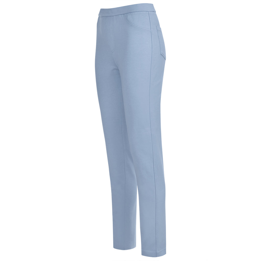 Cotton Knit Jean in Ocean Blue