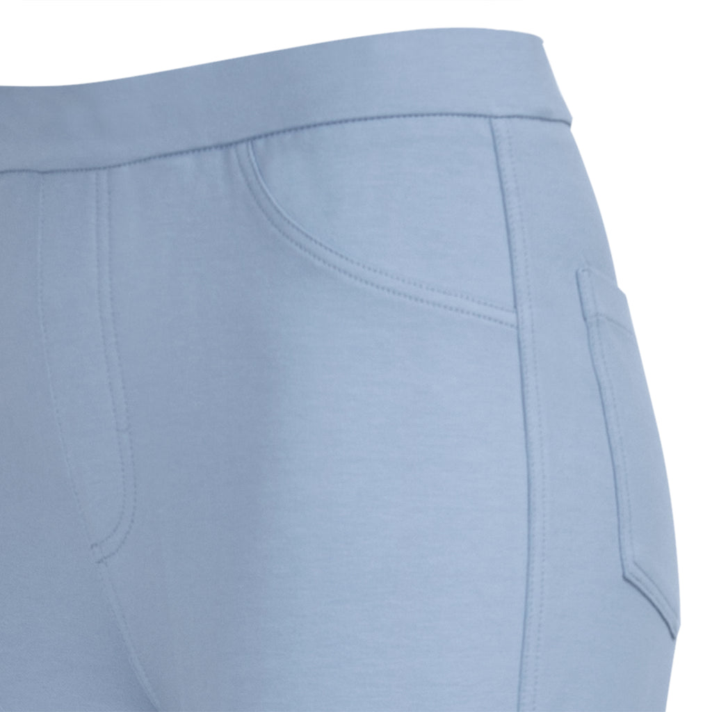 Cotton Knit Jean in Ocean Blue