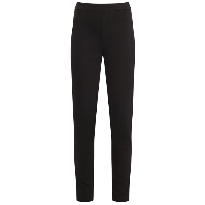 Cotton Knit Jean in Black