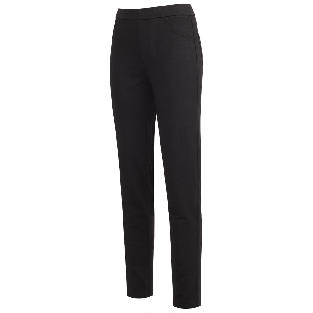 Cotton Knit Jean in Black