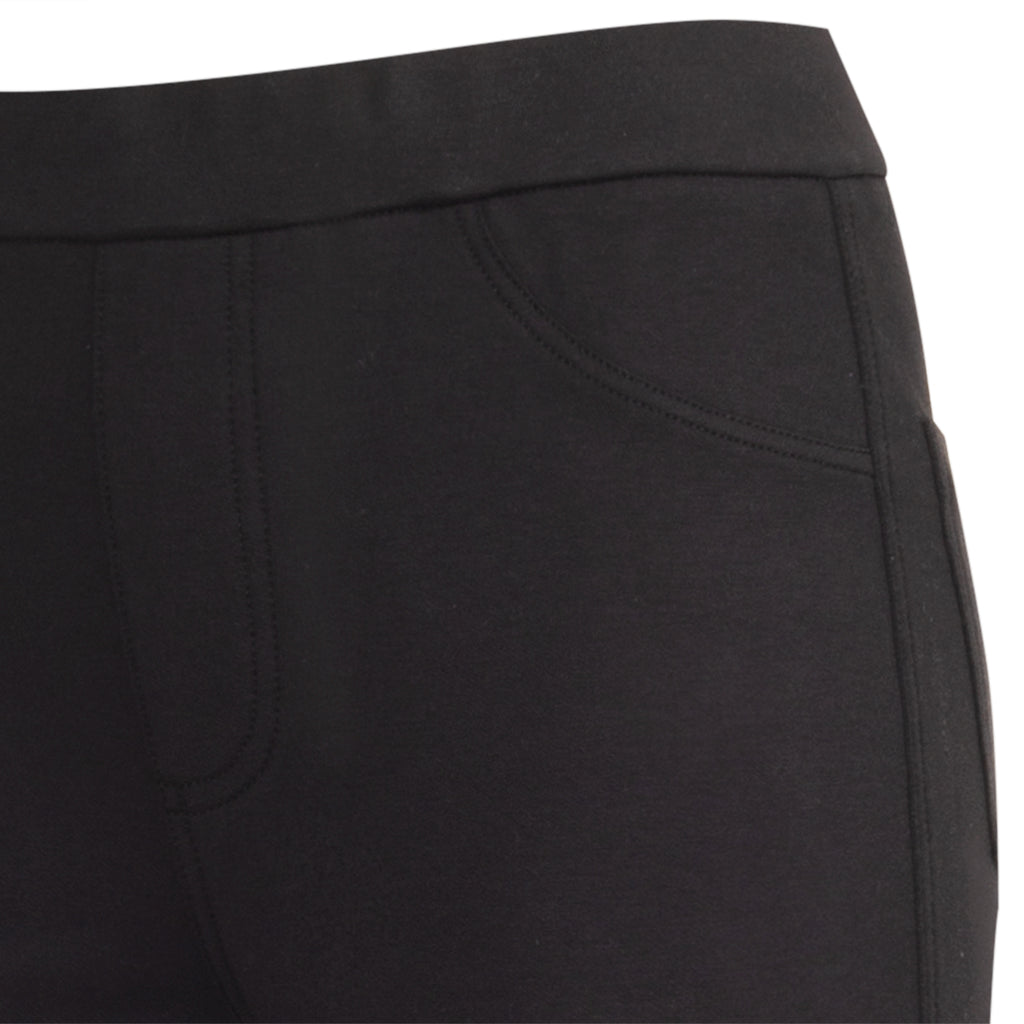 Cotton Knit Jean in Black
