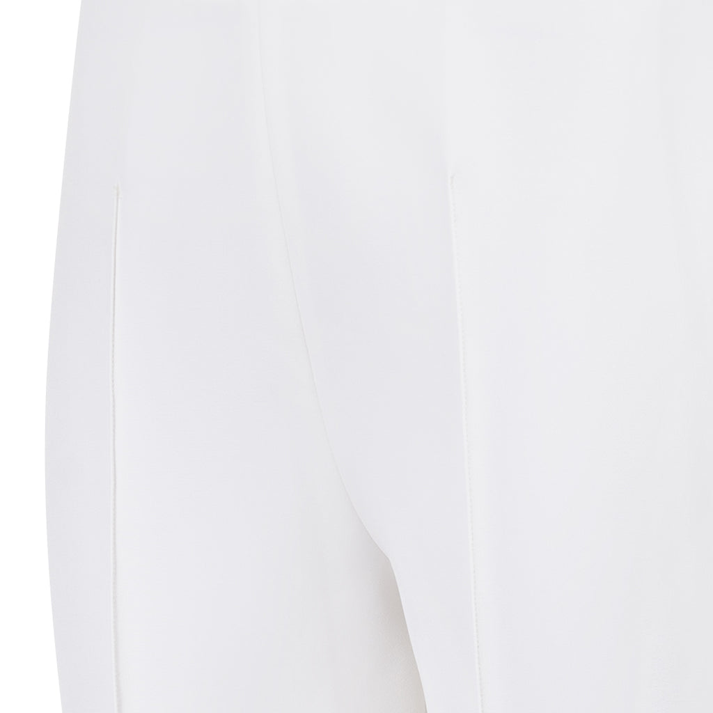 Bi-Stretch Pintuck Pant in White