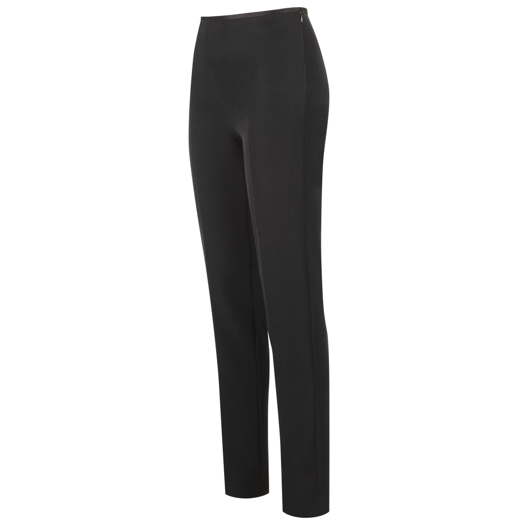 Straight Leg Bi-Stretch Pant in Black