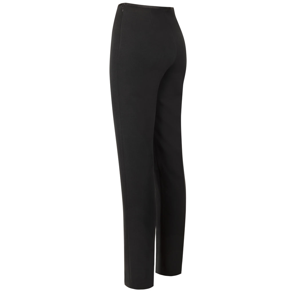 Straight Leg Bi-Stretch Pant in Black