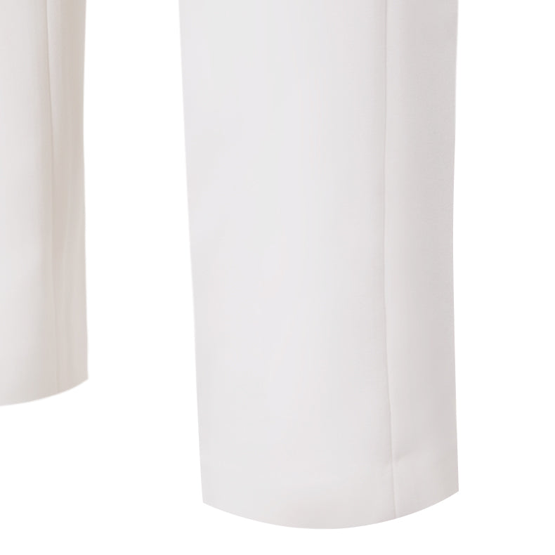 Straight Leg Bi-Stretch Pant in White
