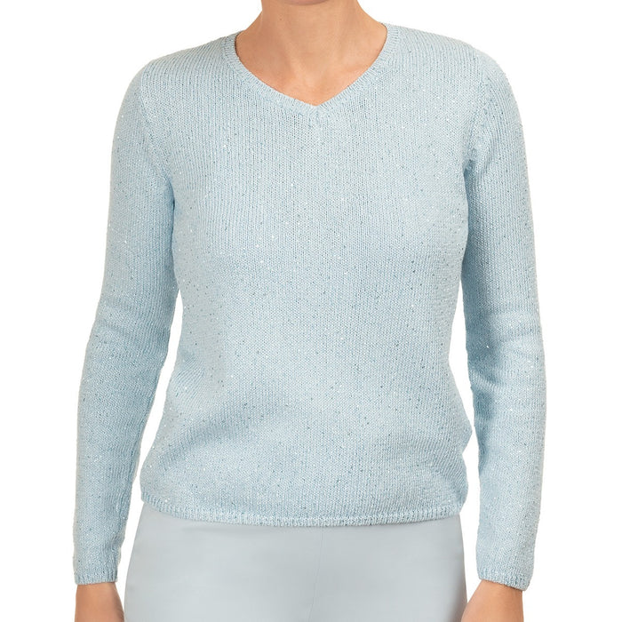 Inamorata LS Pullover in Pale Blue