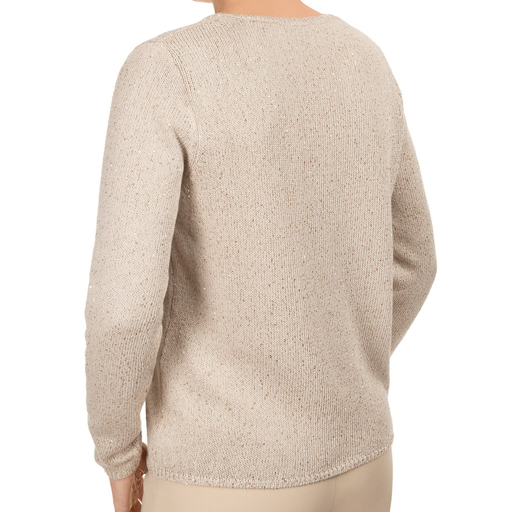 Inamorata LS Pullover in Pale Beige