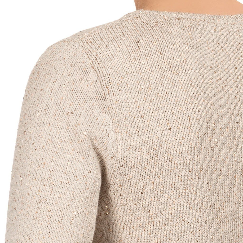 Inamorata LS Pullover in Pale Beige