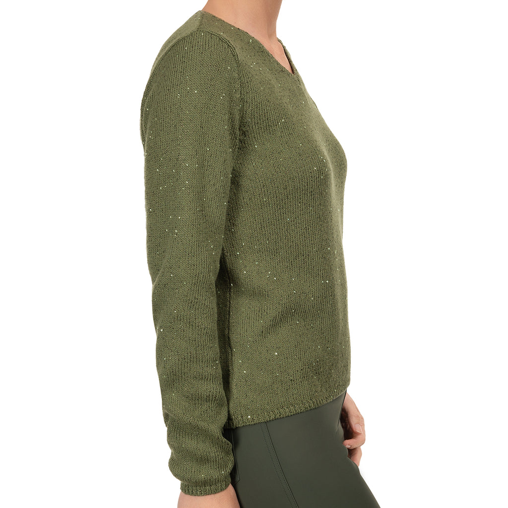 Inamorata LS Pullover in Olive