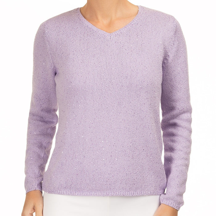 Inamorata LS Pullover in Lilac