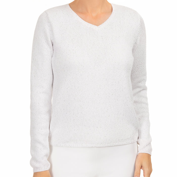 Inamorata LS Pullover in White