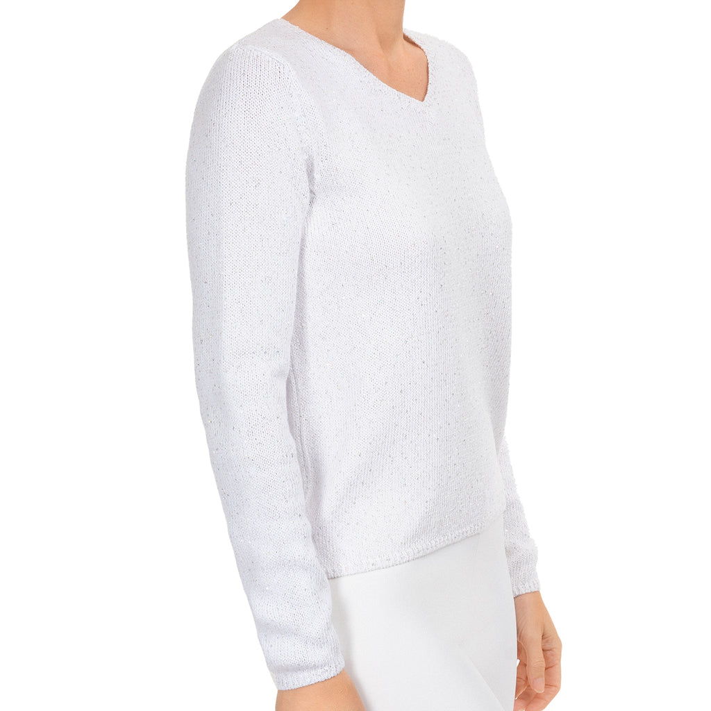 Inamorata LS Pullover in White