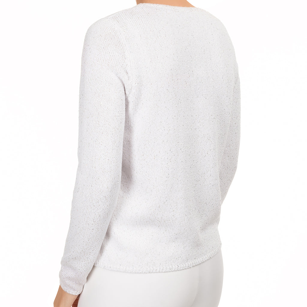 Inamorata LS Pullover in White
