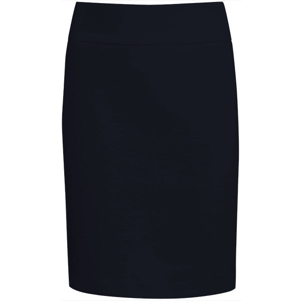 Cotton Knit Pull on Skirt in Navy.