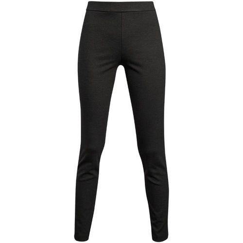 Dark grey melange High-waisted leggings in stretch fabric - Buy