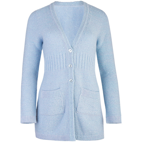 Long baby blue cardigan hotsell