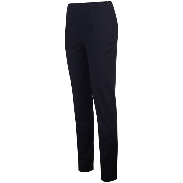 Cotton Stretch Slim Fit Pant in Black