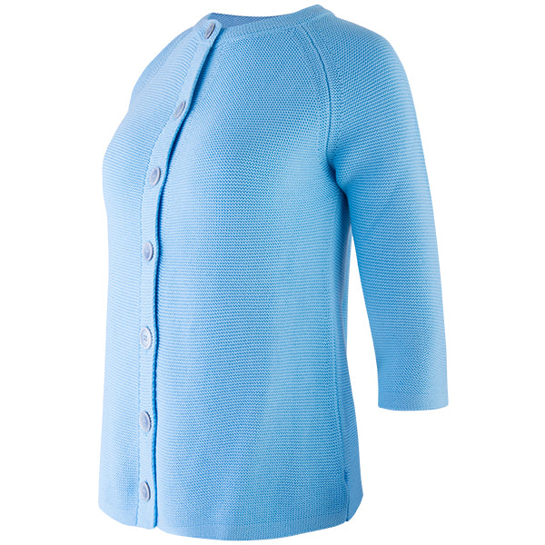3/4 Raglan Sleeve Big Shirt in Turquoise