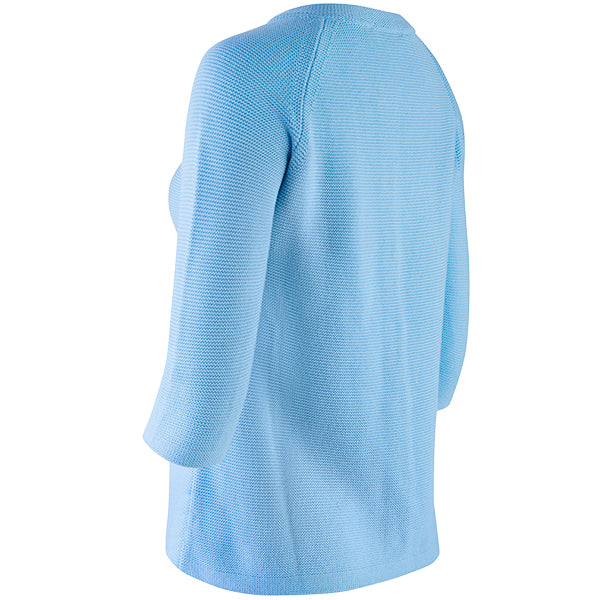 3/4 Raglan Sleeve Big Shirt in Turquoise