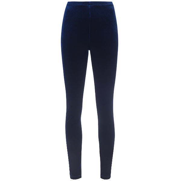 Velvet Deep Blue High Waisted Leggings - Limited  High waisted leggings,  Black milk clothing, Velvet leggings