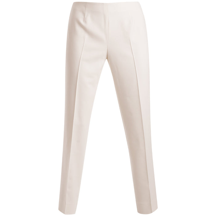 Bi Stretch Short Classic Side Zip Pant in Winter White