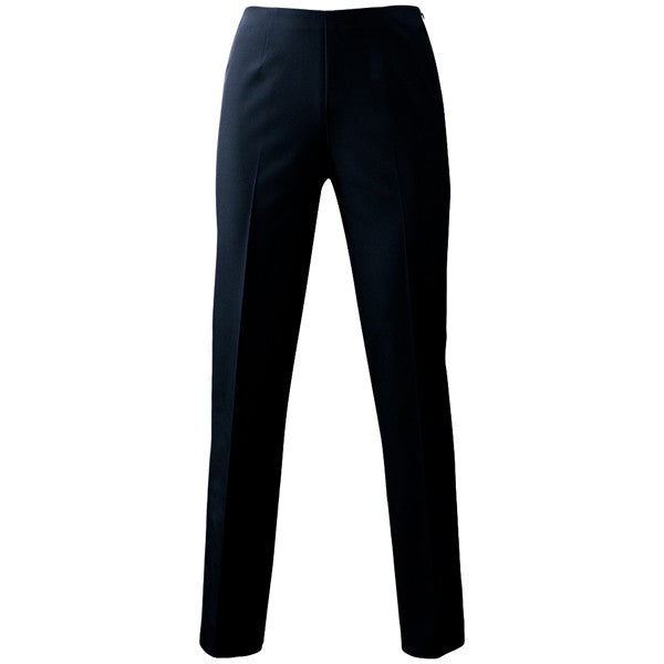 Buy Wallis Side Zip Stretch Crop Trousers In Navy | 6thStreet Qatar