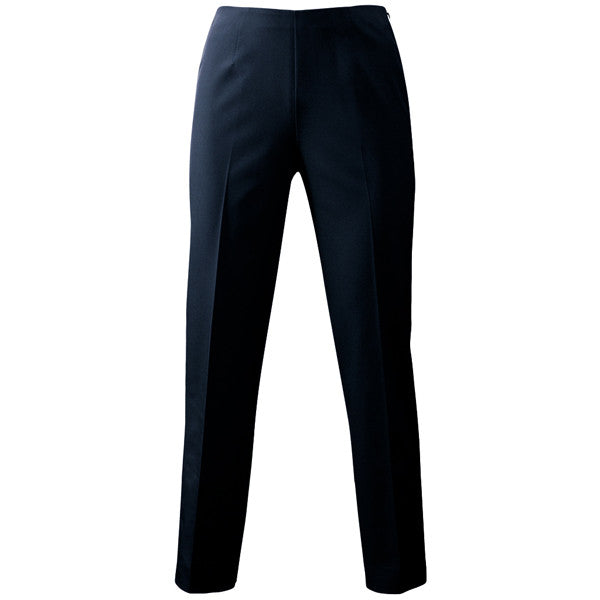 Buy Wallis Side Zip Stretch Crop Trousers In Navy | 6thStreet Kuwait